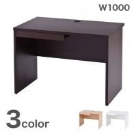 【激安】木製デスク ハーフ引出し付き／幅1000mm（Z-RFPLD1060-2D）