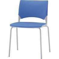 【激安】ライオン/ミーティングチェア（Epit）/4本脚タイプ（背カバー付タイプ・肘無）/幅500mm（No.1560）