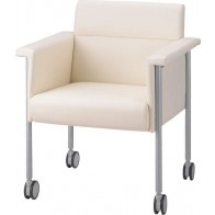 【激安】ライオン/ミーティングチェア（肘付）/幅640mm（No.390）