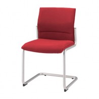 【激安】ライオン/ミーティングチェア（ユニティア）/布張り/肘無（No.4104F）