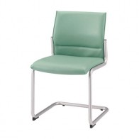 【激安】ライオン/ミーティングチェア（ユニティア）/レザー張り/肘無（No.4104S）