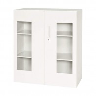 【激安】ライオン/窓付両開き型(下置専用)／奥450mm(V945-11HG)