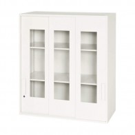 【激安】ライオン/窓付3枚引戸型(上置専用)／奥450mm(V945-10TG)