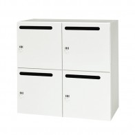 【激安】ライオン/メールロッカー（上下置両用）／奥400mm(V940-094MLD)