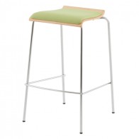 【激安】RFﾔﾏｶﾜ/ローバックハイチェア（パッド付）2脚セット/幅450mm（RFC-FPHGNJ-2SET）